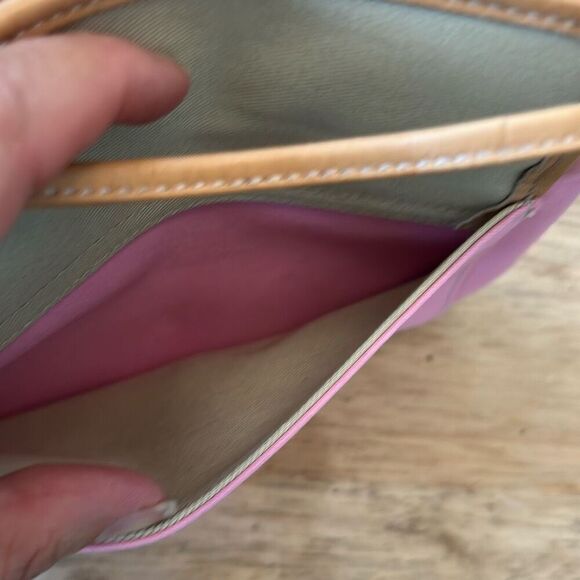 COACH Pink vintage canvas classic wristlet - Picture 6 of 7